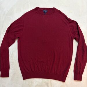 Classic Men's Red Burgundy GoodMan Sweater